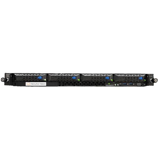 NVR Wisenet WAVE basada en Windows / Montable en Rack 1U / Incluye 1 licencia WAVE-PRO-04 / 470 Mbps throughput / Incluye 80 TB para almacenamiento