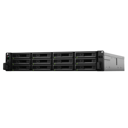 Sistema de Almacenamiento de Alta Escalabilidad Synology SA3200D | Arquitectura de Controlador Dual Activo-Pasivo | Capacidad Bruta de 576 TB | 12 Ranuras SAS | Compatibilidad con Virtualización | Protección de Carga de Trabajo sin Licencia
