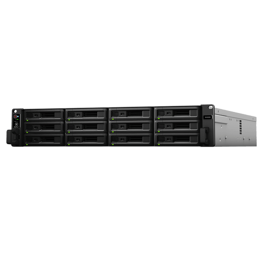 Sistema de Almacenamiento de Alta Escalabilidad Synology SA3200D | Arquitectura de Controlador Dual Activo-Pasivo | Capacidad Bruta de 576 TB | 12 Ranuras SAS | Compatibilidad con Virtualización | Protección de Carga de Trabajo sin Licencia