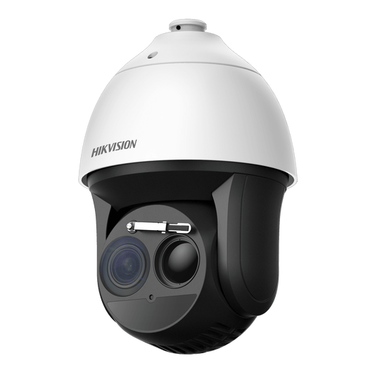 PTZ IP DUAL / LENTE TERMICO 50 MM (640X512) / LENTE OPTICO 40X (4 MP) / 150 MTS IR EXIR / TERMOGRAFIA / IP66