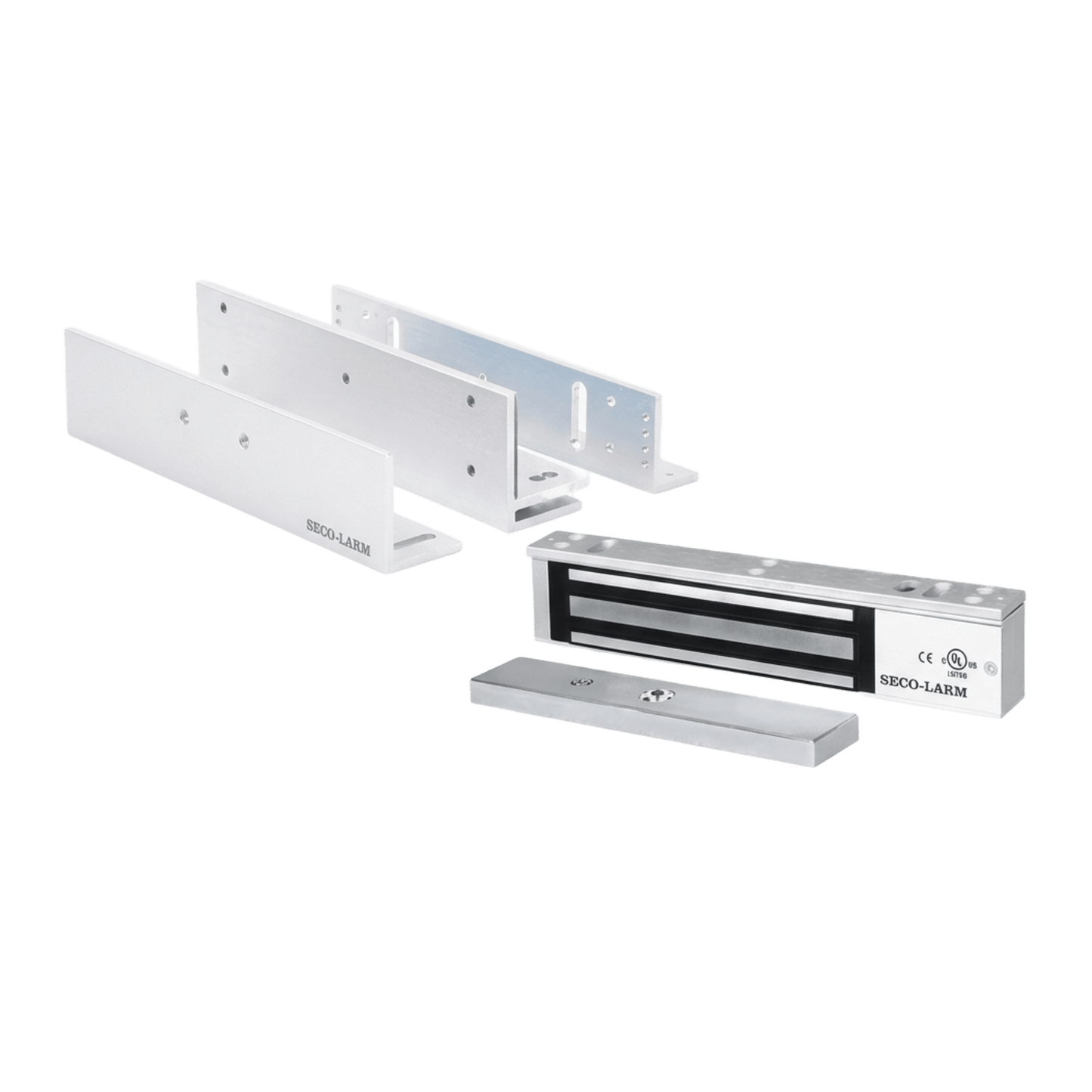 Kit Para Control de Acceso Incluye Chapa Magnética de 600 Lbs / Montaje En Z y L /  Uso Interior / Certificación UL / Color Plata