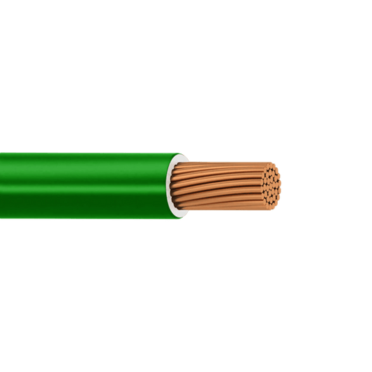 (SLY311) Cable Eléctrico de Cobre Recubierto THW-LS Calibre 12 AWG 19 Hilos Color Verde (100 Metros (328.08 Pies))