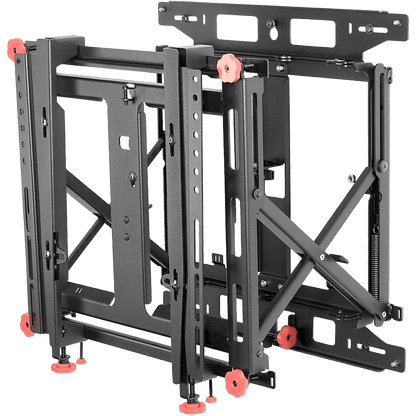 Soporte Muro para video wall LCD / Liberación Rápida / Para Pantallas 46"-60" / Ajuste Micro Sin Herramientas XYZ 1.5" / VESA 600x400 mm / Carga Máxima 56Kg / Gestión Integrada de Cables