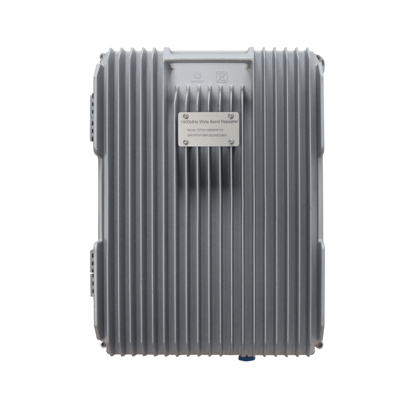 COBERTURA DE HASTA 5 km / Amplificador de Señal Celular / Banda 2, 1900 MHz. / 20 Watts de Potencia / Banda Ancha Multioperador / Protección Autoexcitación / Pantalla Interior para Monitoreo / Gabinete IP65.