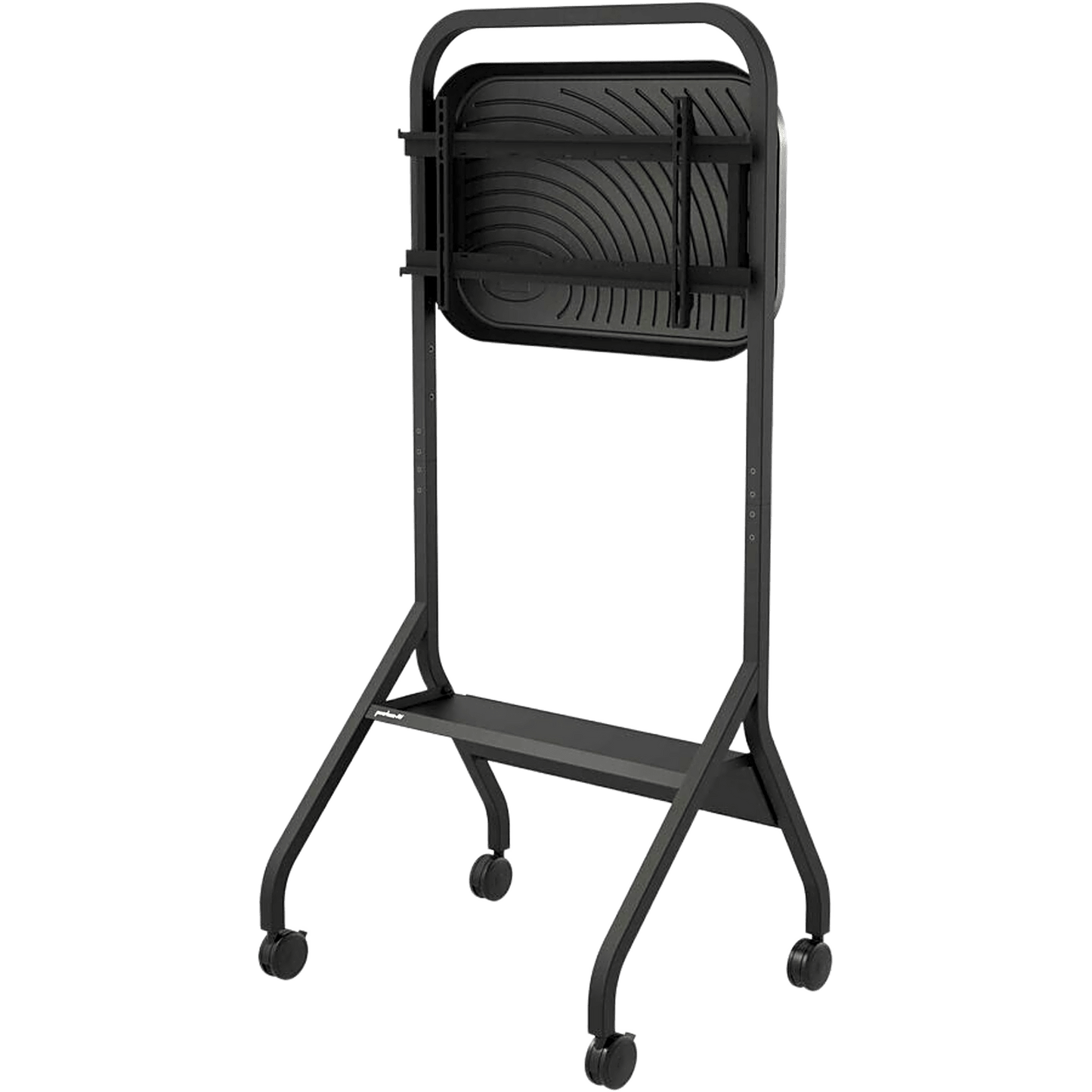 Carro Móvil para Pantalla Plana / 43" a 75"+ Displays / Altura Ajustable 49.8"-65.8" (126.5-167.1 cm) / Capacidad 150 lb (68 kg) / 4 Ruedas Dobles 4" (102 mm) / Gestión de Cableado Interno / Estructura Tubular / Incl