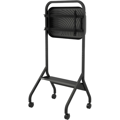 Carro Móvil para Pantalla Plana / 43" a 75"+ Displays / Altura Ajustable 49.8"-65.8" (126.5-167.1 cm) / Capacidad 150 lb (68 kg) / 4 Ruedas Dobles 4" (102 mm) / Gestión de Cableado Interno / Estructura Tubular / Incl