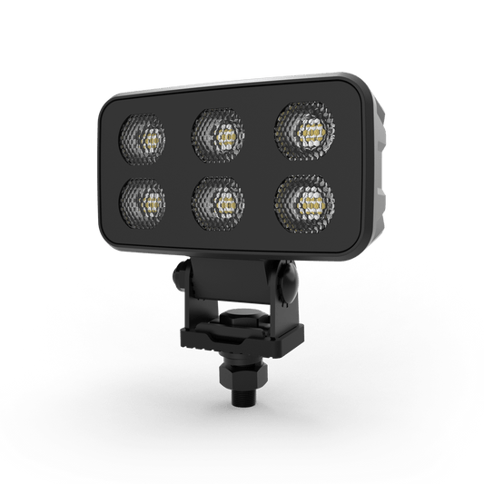 Luz de Trabajo Ultra brillante Cuadrada, 6 LED, 4630 Lúmenes, 12-24 Vcd