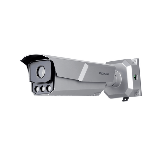 Cámara Bullet ANPR Estacionamiento Vial 8MP / Sensor CMOS 1/1.8" / Reconocimiento Matrículas / Lente Motorizado 4-55mm / Alcance IR 50 m / WDR 140db / POE / IP67 / Compatibilidad Multinacional