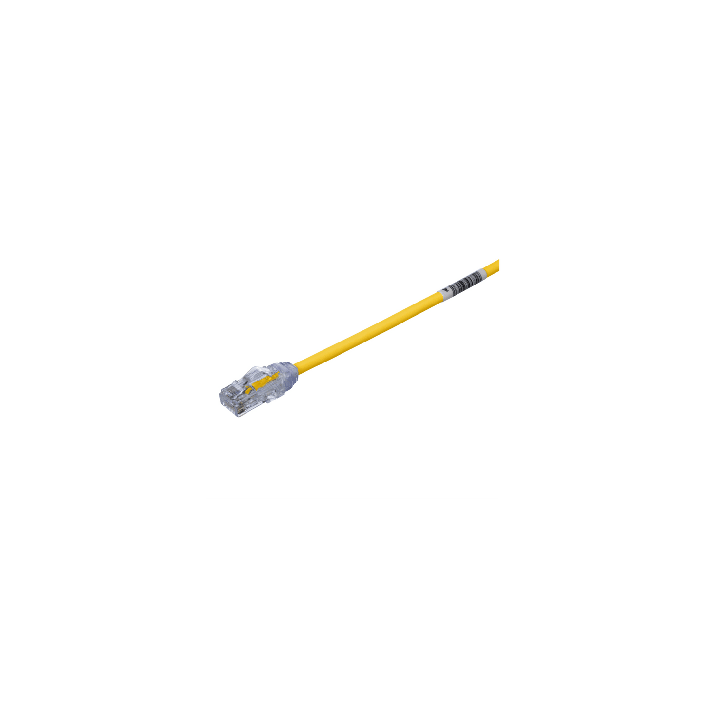 Cable de Parcheo UTP Cat6A, CM/LSZH, Diámetro Reducido (28AWG), Color Amarillo, 1.52 Metros (5 Pies)