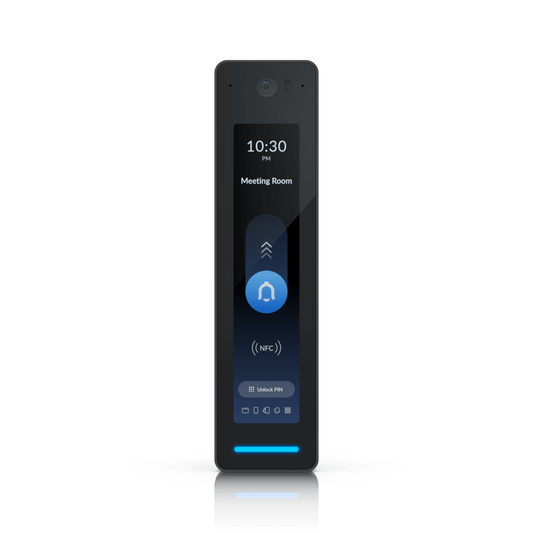 Lector de Acceso G3 Pro con NFC, PIN, App UniFi Identity, Reconocimiento Facial y Touch Pass, Intercomunicador con Video, Resistencia IP55 y Alimentación PoE