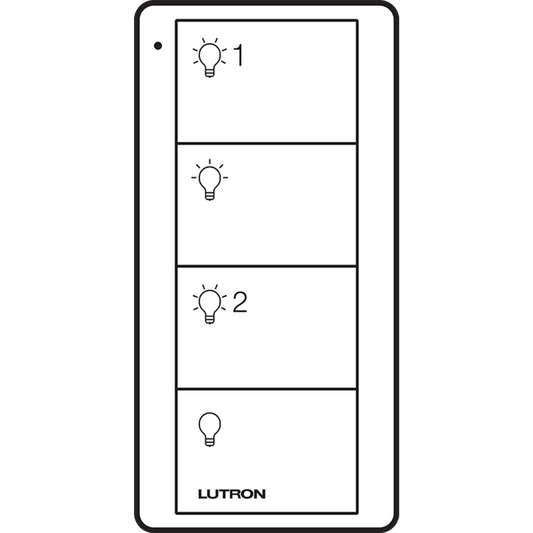 Control PICO 4 botones, 2 grupos, complemente con un atenuador o switch on/off