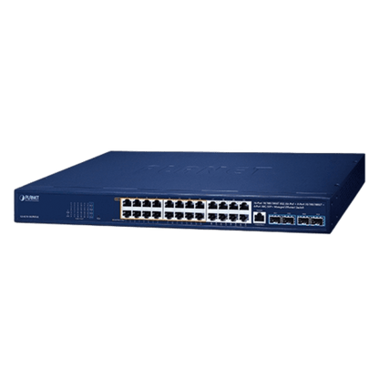 Switch Gestionado PoE++ 802.3bt / 16 Puertos Gigabit PoE++ 95W + 8 Puertos Gigabit + 4 Puertos 10G SFP+ / Presupuesto PoE 420W / IPv6/IPv4 / L2/L4 / ERPS / CloudNMS / Rack 440 mm (17.3 in)