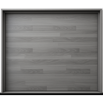 Puerta de Garage de Alta Calidad / Estilo Americano / Acabado Laminado PREMIUM / Color Gris / 20x8 Pies.