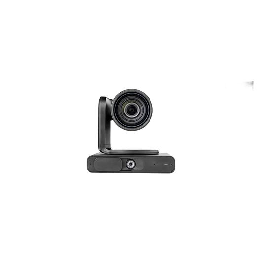 Cámara PTZ 4K Dual | Microsoft Teams Certified | 12x Zoom Óptico + Lente Panorámico 119° | Triple Micrófono Array | AI Auto-Framing | Speaker Tracking | Smart Gallery | PoE+ | USB 3.0