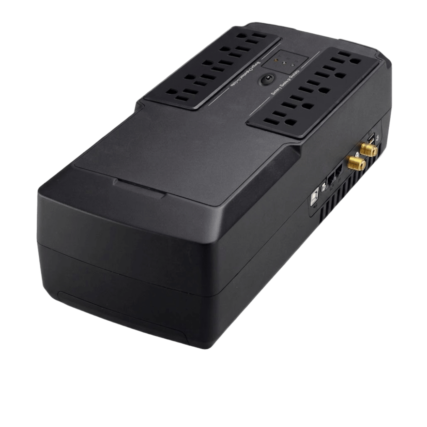 UPS de 550 VA/330 W, Topología Standby, Entrada 120 Vca NEMA 5-15P, Tipo Gabinete Compacto, Con 8 Tomas NEMA 5-15R