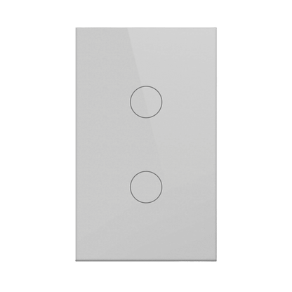 (ZigBee) Apagador switch inalámbrico ZigBee . Cable Neutro Opcional, control de 2 regresos de carga, 110V