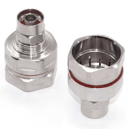 Conector N-Macho / 50 &Omega; / DC~3 GHz / PIM3 ≤ -155 dBc / IP67 / Cable 7/8" / Chapado Tri-Alloy / PTFE