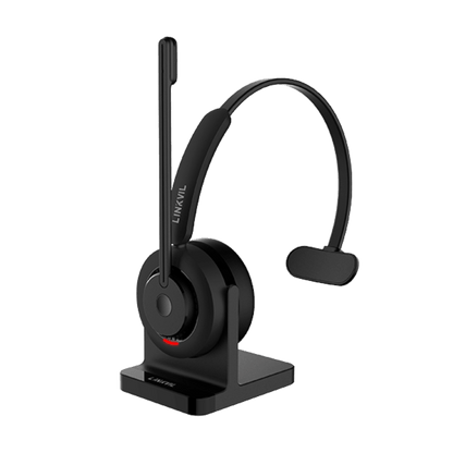 Auriculares Bluetooth / Micrófono Omnidireccional / Cancelación de Ruido AI ENC / Busylight Integrado / Bluetooth 5.4 Multipunto / Batería 400 mAh / 22 Horas Llamadas / Compatible VoIP