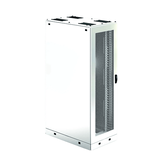 Gabinete para Servidor ProLine S1, 45U, Dimensiones 2163 x 800 x 1200 mm, Acero Blanco RAL 9003, Base con Ruedas/Niveladores, Incluye Soporte para Regletas, Manejo de Cableado y Puerta Perforada Flujo de Aire