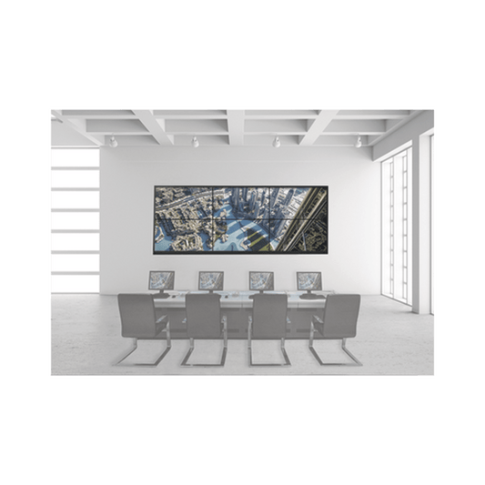 Kit Videowall 3X2 / Incluye 6 Pantallas de 55" / Decoder / Base de Piso / Accesorios de Instalación