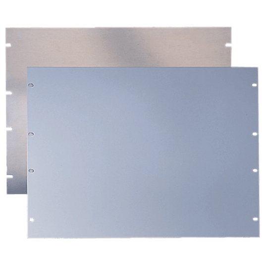 Tapa Ciega Para Rack Estándar de 19in, Plano, de Aluminio, 3 UR