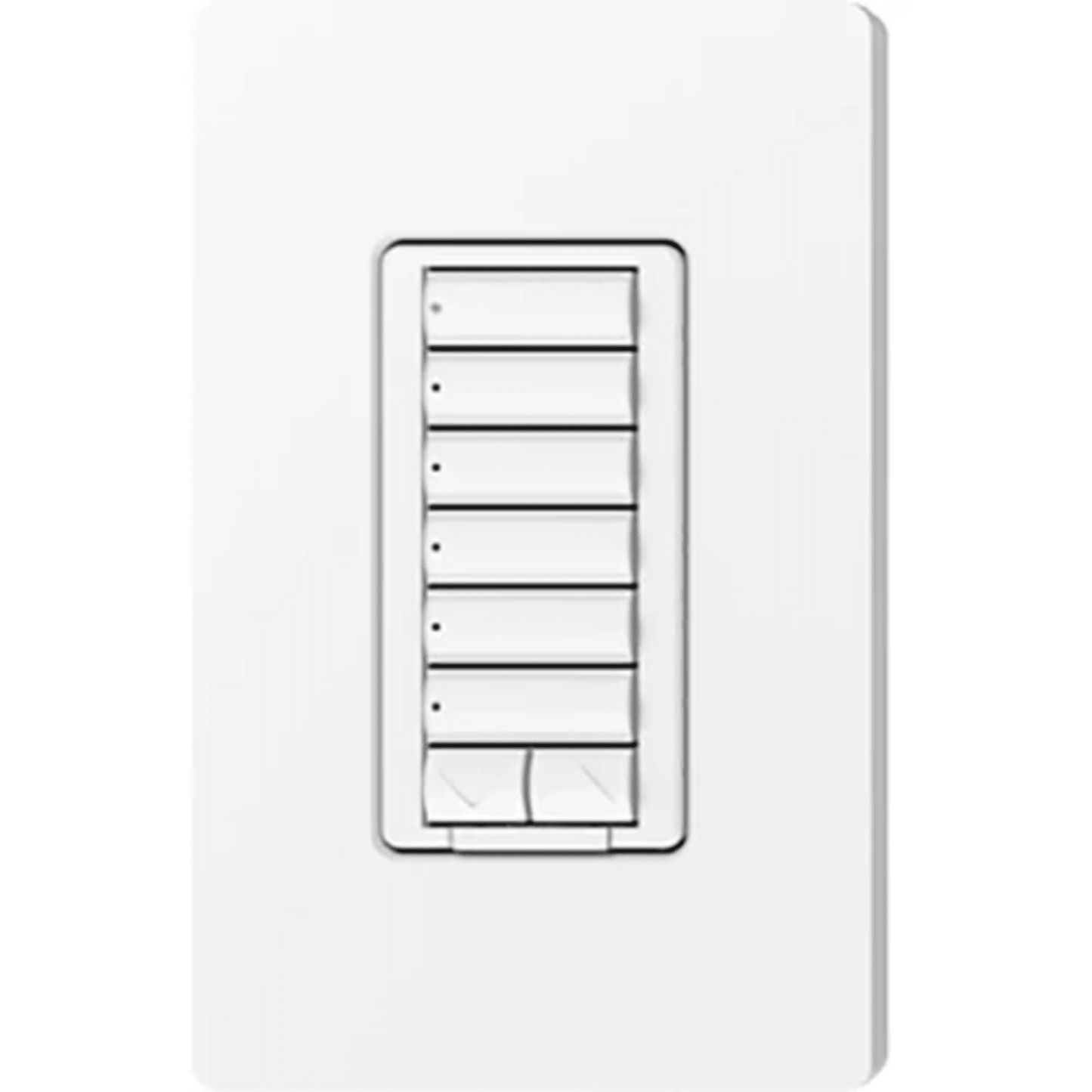 Teclado de Pared RadioRA 2 / Control de Luces y Cortinas / Botones Retroiluminados / Compatible con RF e IR / Configuración Flexible / Montaje en Pared / Diseño Elegante