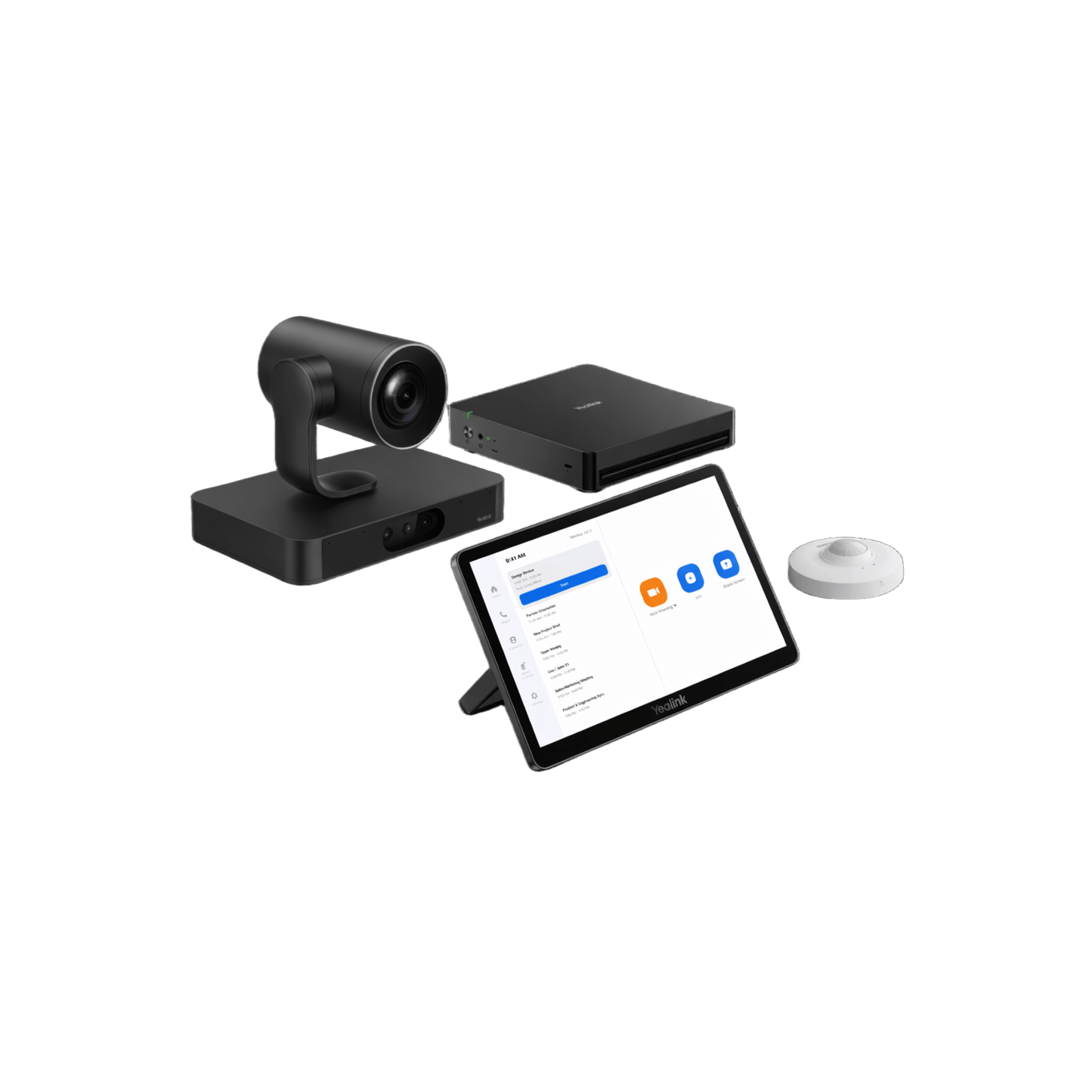 Sistema de Videoconferencia Yealink ZVC-S80-C5U-000 para Zoom Rooms con Tecnología de IA Colaborativa y Cámaras Dual 4K