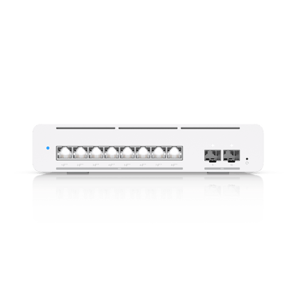 USW Pro XG 8 PoE Switch PoE++ Capa 3 Etherlighting™ de 8 Puertos 10GbE (Todos PoE++) y 2 Puertos SFP+ con Disponibilidad PoE de 155W