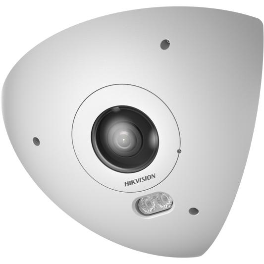 Cámara Fisheye Network DeepinView 6 MP / 360° Panorámica / 2560 × 2560 / IR 15 m (49.2 ft) / IP67 IK10 / Audio Bidireccional / Deep Learning / Heatmap / 20 Modos Visualización