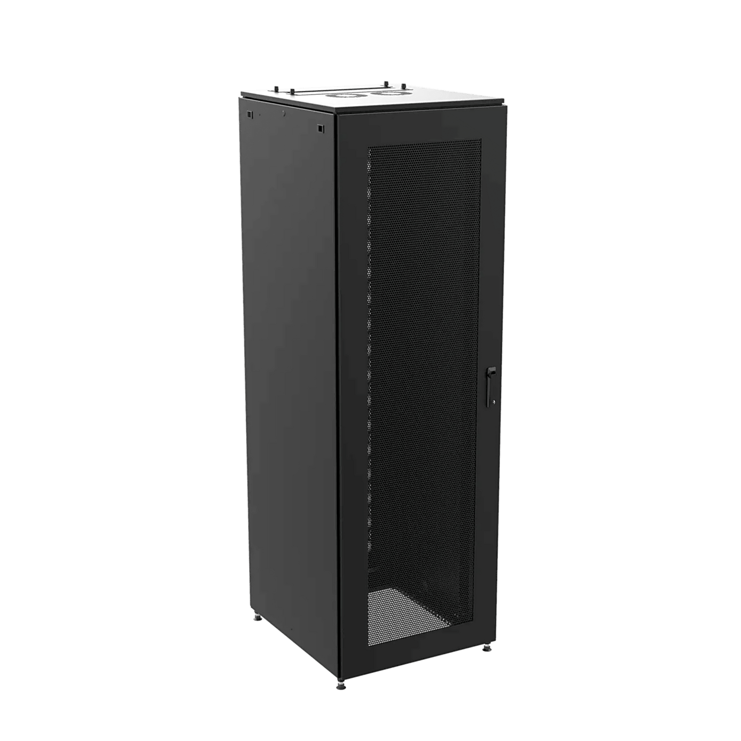 Gabinete de Telecomunicaciones ProLine S1 48 UR  Dimensiones 2350 x 800 x 1200 mm Acero color Negro RAL 9005 / Puertas Perforadas / Certificaciones UL-cUL