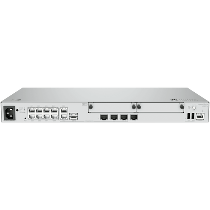 Router Empresarial / LAN: 1 SFP+ & 8×GE / WAN: 1 × SFP+ & 2×GE / 500 Usuarios / 128 APs Gestionables / 1,000 Túneles IPsec / 3 Gbps / Firewall NGFW IPS Antivirus