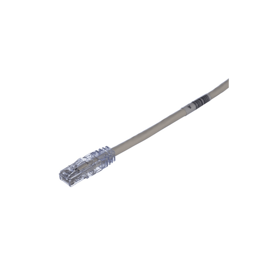 Cable de Parcheo TX6, UTP Cat6, 24 AWG, CM, Color Blanco, 7.62 Metros (25 Pies)