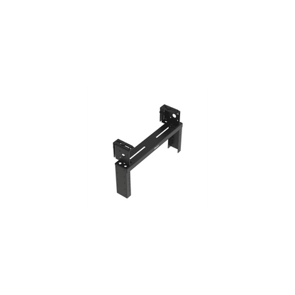 Rack de Distribución Aéreo de 2 Postes PanZone®, Rieles Roscados #12-24, de 4 UR, Color Negro