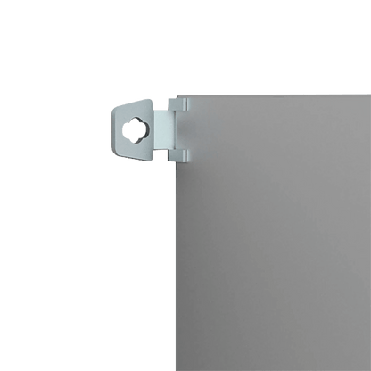 Soporte de Montaje en Pared para Gabinetes NEMA / Brackets Externos AW / Acero Suave Zincado 3 mm / 36x76x21 mm (1.42x2.99x0.83 in) / Incluye 4 Unidades con Accesorios / Mantiene Protección NEMA / IP