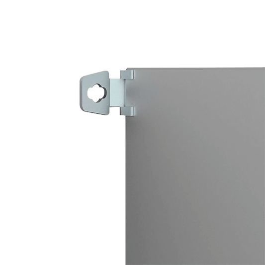Soporte de Montaje en Pared para Gabinetes NEMA / Brackets Externos AW / Acero Suave Zincado 3 mm / 36x76x21 mm (1.42x2.99x0.83 in) / Incluye 4 Unidades con Accesorios / Mantiene Protección NEMA / IP