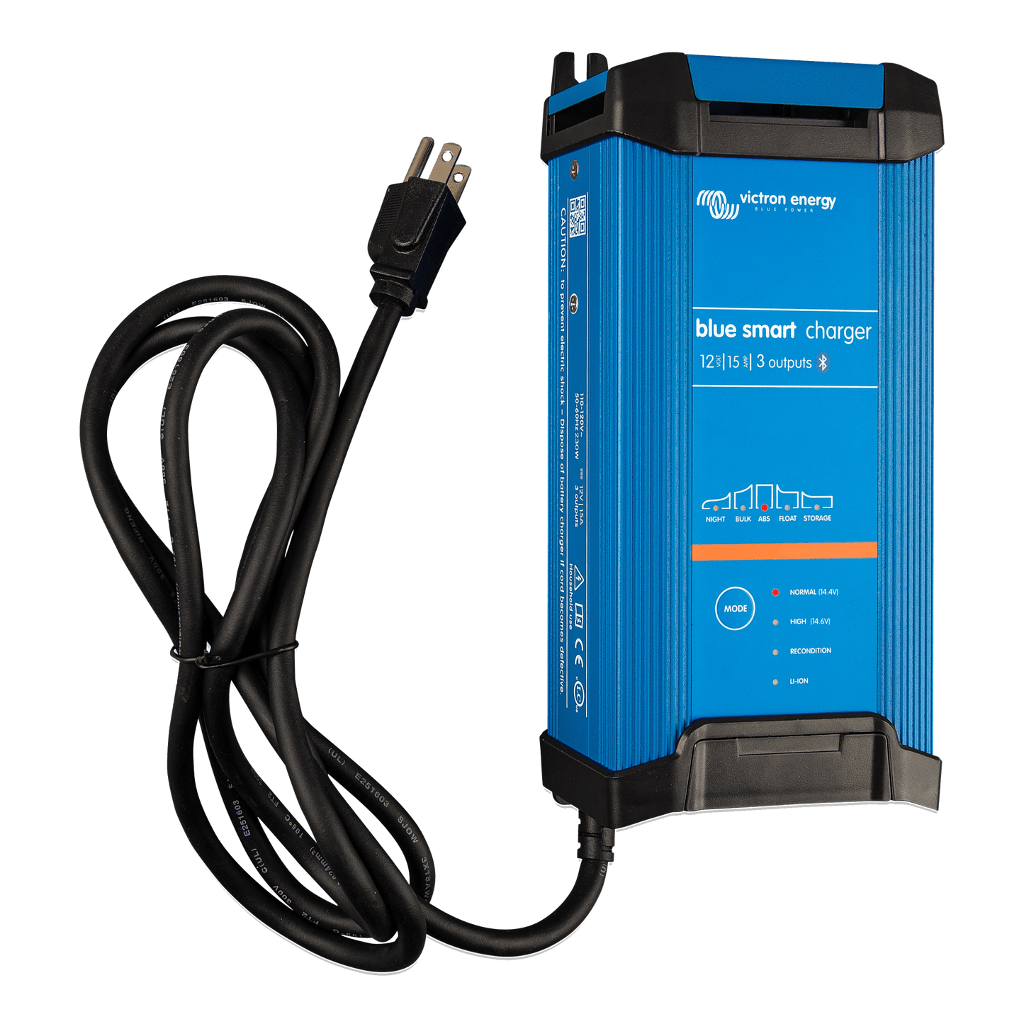 Blue Smart IP22 12/15(1) / Cargador de Baterías 12V, 15A / Para Ambientes Marinos y Terrestres. /  Bancos de 100 a 200 Ah