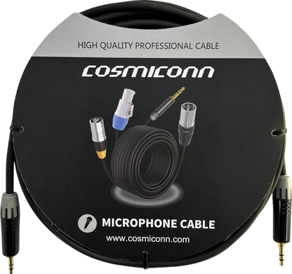 Cable 3.5mm a 3.5mm, conectores color negro MTP3C-BG, length 5m