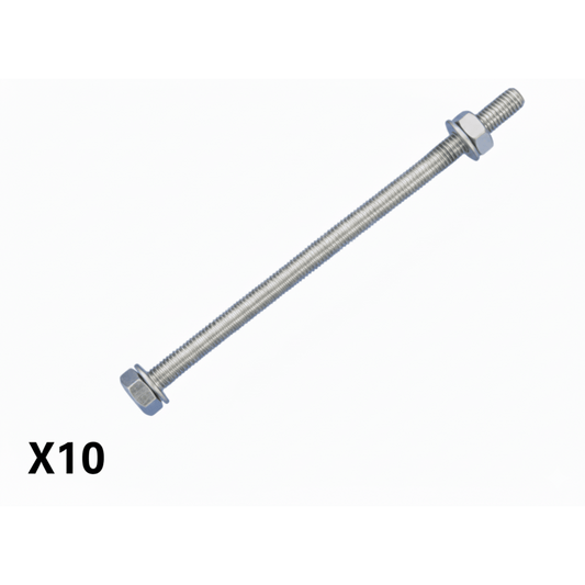 Kit de 10 Tornillos para Montar 1 Separador de Plástico