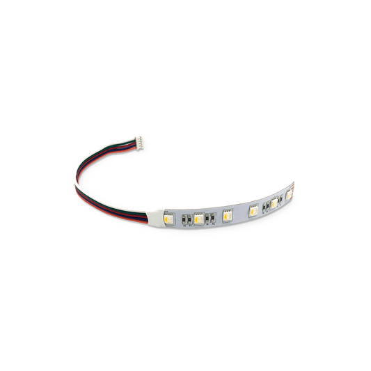 Tira LED RGBW / 100 cm (39.4 in) / 4 Colores (RGB+Blanco) / Cable 1.8 m (5.9 ft) / Conector LED Incluido / DC