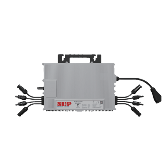 Microinversor 2.25 Kw, 220 Vca, para Interconexión a Red Eléctrica con WIFI, IP67, Conexión para Cable Troncal, Para 4 Módulos de Hasta 750 W