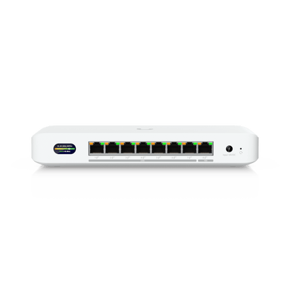 UniFi Device Bridge Switch (UDB-Switch) – Switch PoE+ Compacto con Puertos Multi-Gig (1 x 10 GbE y 7 x 2.5 GbE) y Enlace Inalámbrico WiFi 7 Integrado