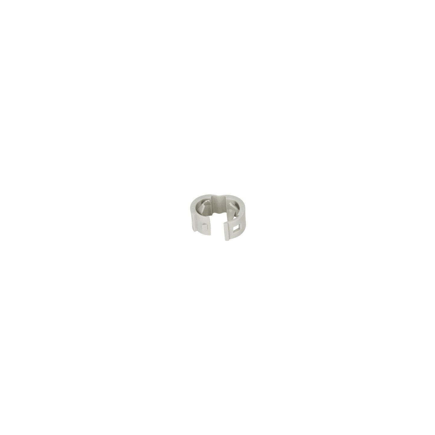 Kit de 25 Clips de Identificación Para Patch Cords, Compatible con Diámetros de 4.7 a 7.8 mm (0.19 a 0.31 Pulgadas), Color Gris