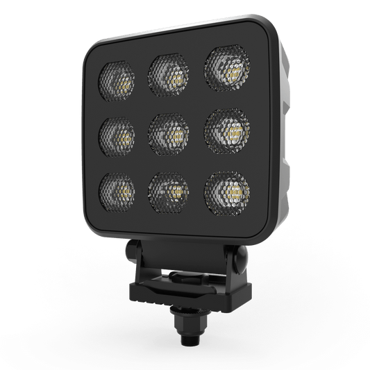 Luz de Trabajo Ultra brillante Cuadrada, 9 LED, 6803 Lúmenes, 12-24 Vcd