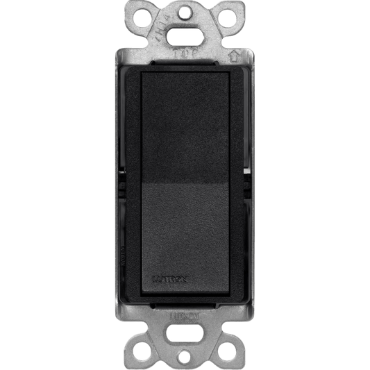 Interruptor Claro, 3 Hilos, 15A, Color Negro