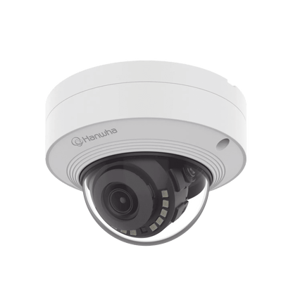 Cámara IP Tipo Domo con inteligencia artificial Antivandálica 5 Megapíxel / Lente 3 mm / IR 20M / WDR 120db / Exterior IP66 / IK10 / NEMA4X / H.265 & WiseStream / Conteo de personas y vehiculos
