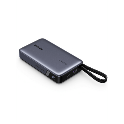 Cargador Rápido GaN 65W 2C1A / Tecnología GaN / Puerto USB-C 65W Max PPS / Puerto USB-A 22.5W Max / Protecciones Múltiples / Material PC+ABS UL94-V0 / Cable 1.5-2 metros