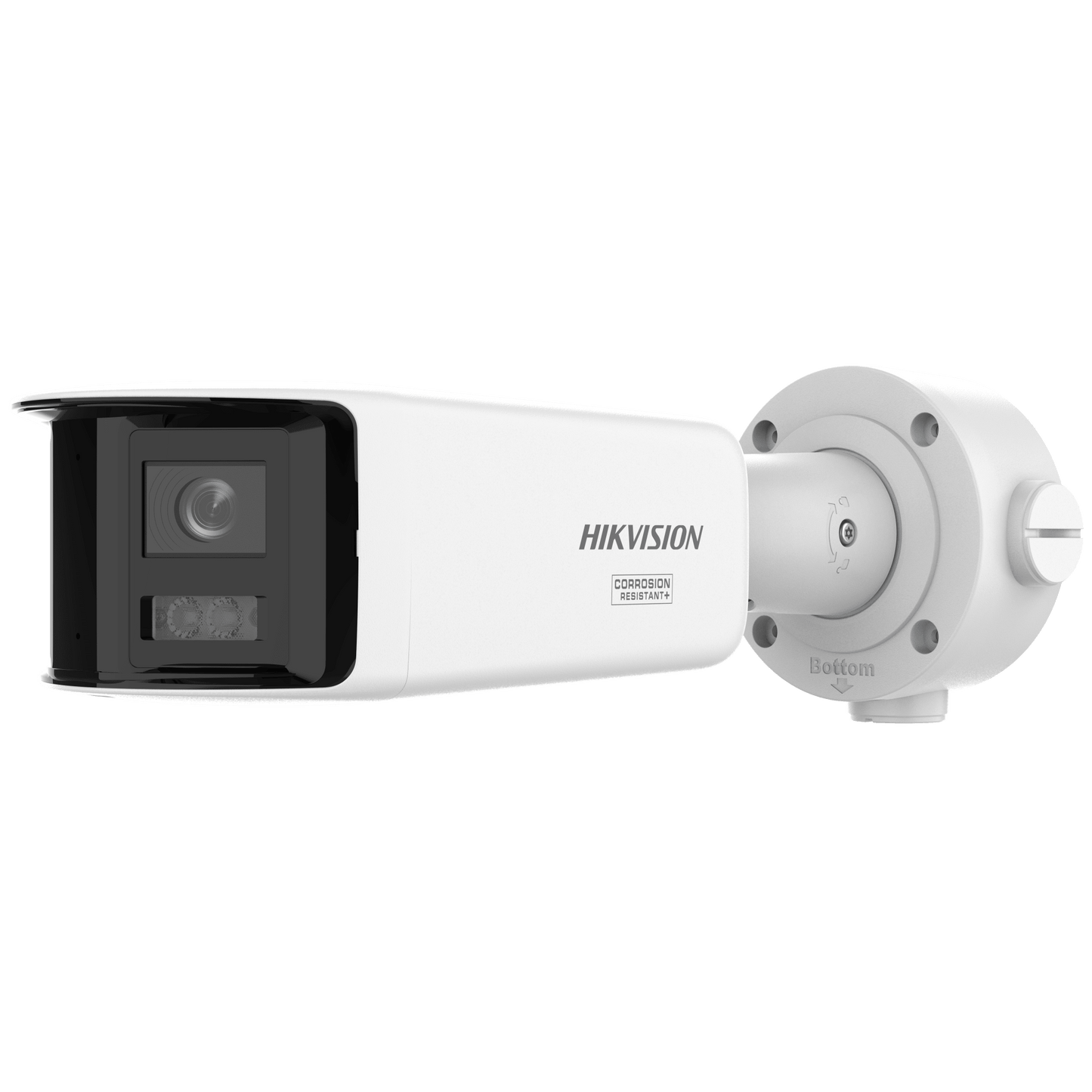 [ PROTECCIÓN ACTIVA ] Bala IP Panorámica 16 Megapixel / 180° / Lente 2.8 mm / Imagen a Color 24/7 / PoE / WDR 130° / IP67 / ACUSENSE / Protección Activa (Luz Estroboscópica y Alarma Audible) / 40 mts Luz Blanca / ACUSEE