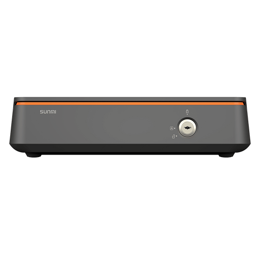 Cajón de Efectivo Mini SUNMI / ABS de Alta Resistencia / 3 Posiciones de Bloqueo / 9V-24V Autoajustable / 1,000,000+ Operaciones / 10 kg Capacidad de Carga / Reducción de Ruido <50dB