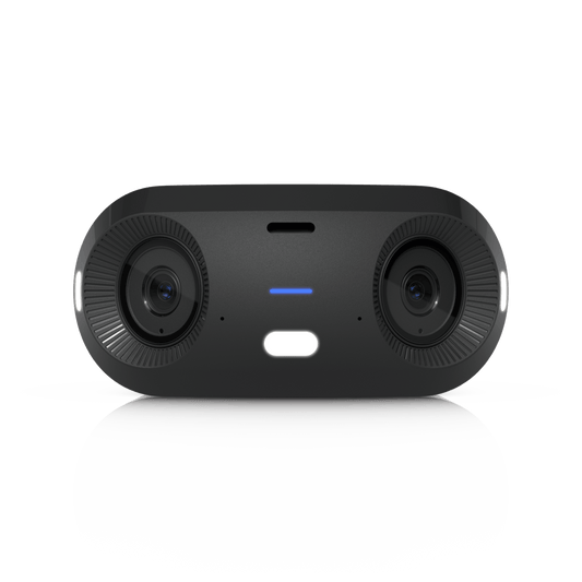 UniFi Protect G6 180 – Cámara PoE+ Dual Sensor de 16 MP para Interior/Exterior con Motor de IA Multi-TOPS y Cobertura Panorámica de 180°