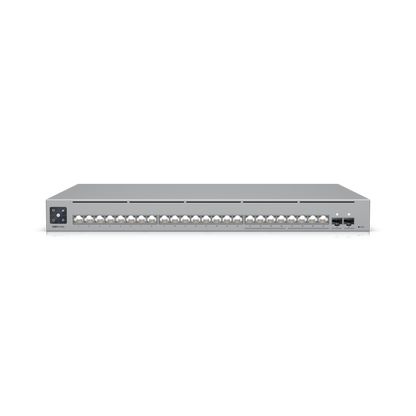 UniFi Switch Pro Max 24 – Switch Capa 3 con 24 Puertos (8 × 2.5 GbE y 16 × 1 GbE), 2 Puertos SFP+ 10G y Pantalla Informativa Integrada